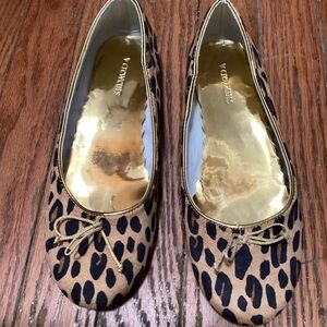 Crewcuts Leopard Ballet Flats